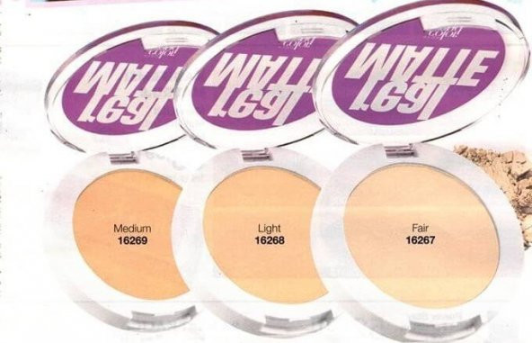 Avon Color Trend Sıkıştırılmış Mat Pudra - Fair - 2