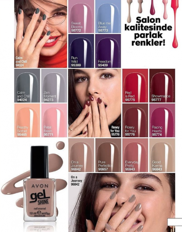 Avon Gel Shine Tırnak Cilası 10 ml - 2