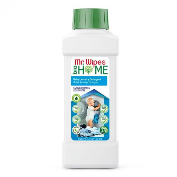 Mr. Wipes Bio Home Konsantre Bebek Çamaşır Deterjanı 500 ml