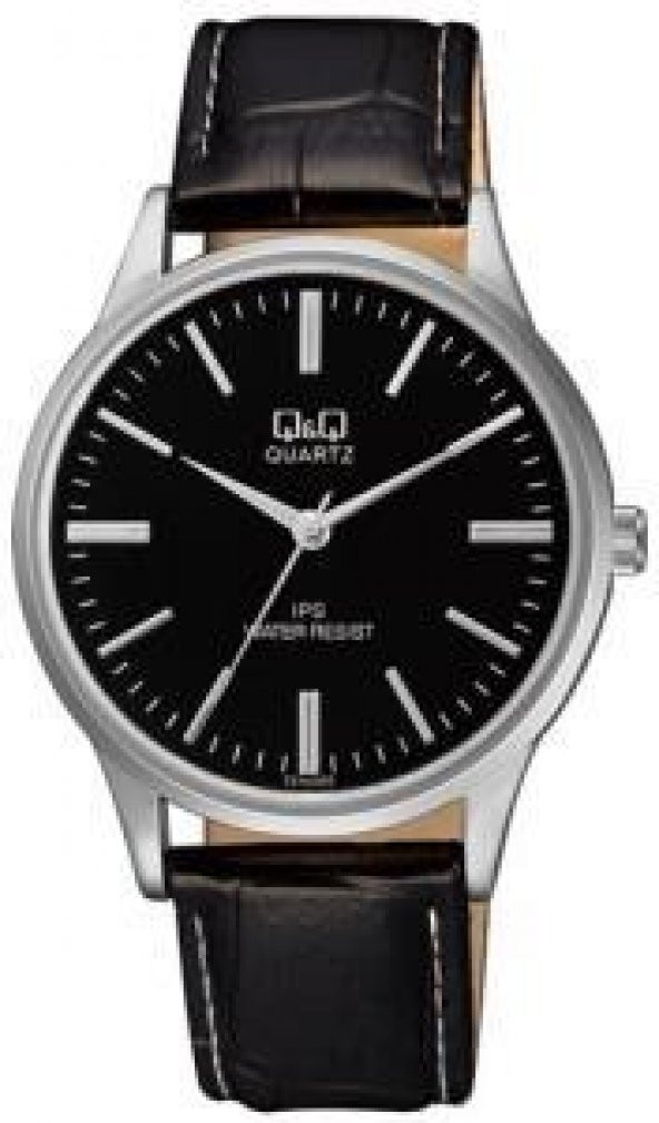 Q&Q C214J302Y Deri Kordon Klasik Erkek Kol Saati - 2
