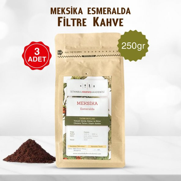 Meksika Esmeralda Filtre Kahve 250gr 3 Adet - 2
