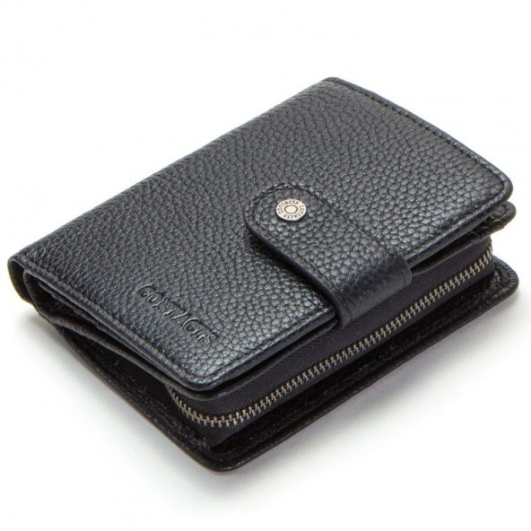 Contacts Trifold Hakiki Deri Rfid Korumalı Cüzdan - Marsala - 2