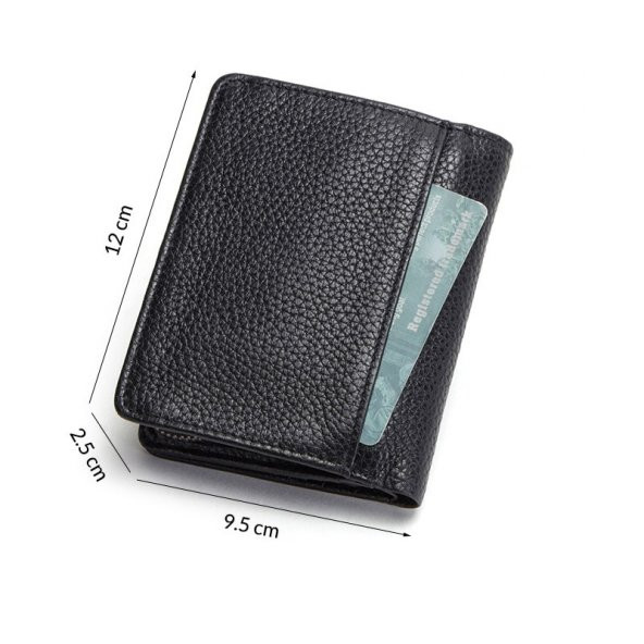 Contacts Trifold Hakiki Deri Rfid Korumalı Cüzdan - Marsala - 4