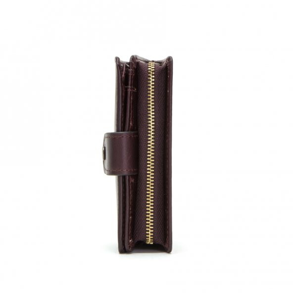 Contacts Trifold Hakiki Deri Rfid Korumalı Cüzdan - Marsala - 6