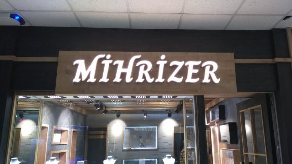 Mihrizer Kuyumcu Tabela Paslanmaz 3D Kompozit Led Neon Etkili Işıklı Tabela Kutu Harf Tabela Depo - 3