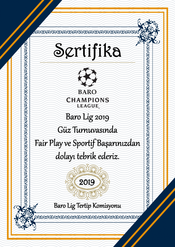Sertifika Başarı Katılım Belgesi -Kişiye ve İsteğe Özel Tasarım - 2