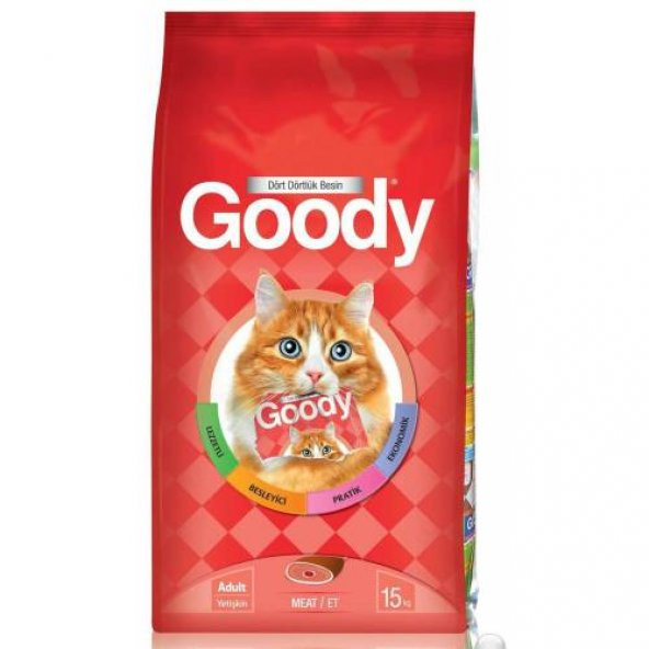 Goody Cat Meat Etli Yetişkin Kedi Maması 15 Kg