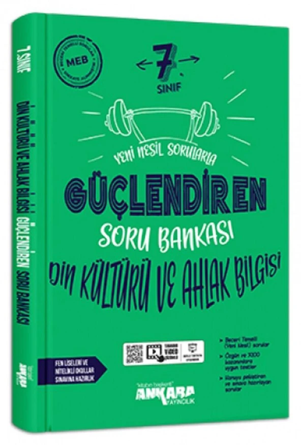 Ankara 7. Sınıf Din Kültürü Güçlendiren Soru Bankası