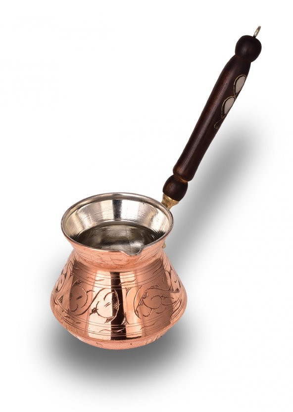Shark Anatolia Külhan Bakır Cezve Oyma İşçiliği 500ml No:3 - 3
