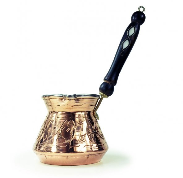 Shark Anatolia Külhan Bakır Cezve Oyma İşçiliği 500ml No:3 - 5