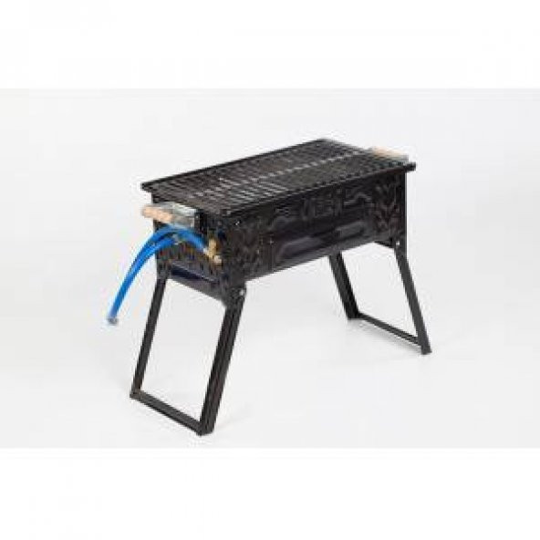 CEMRE C07 TÜPLÜ EMAYE AYAKLI MANGAL + LAV TAŞI HEDİYE