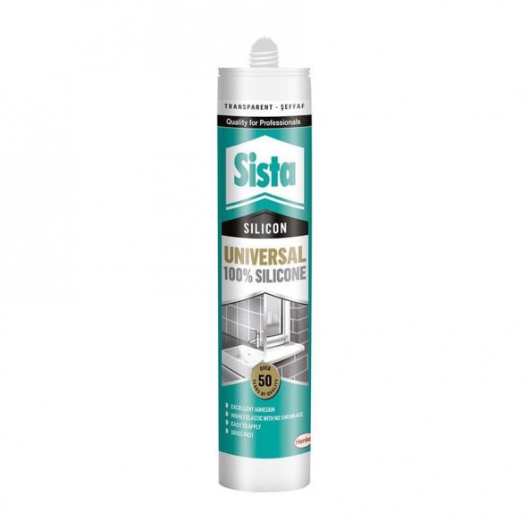 Sista Silikon 310 Ml Şeffaf Aynı Gün Kargo