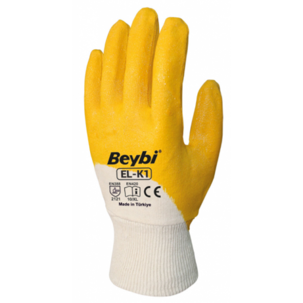 Eldiven Beybi Elk-1 Nitril İş Eldiveni 12 Çift