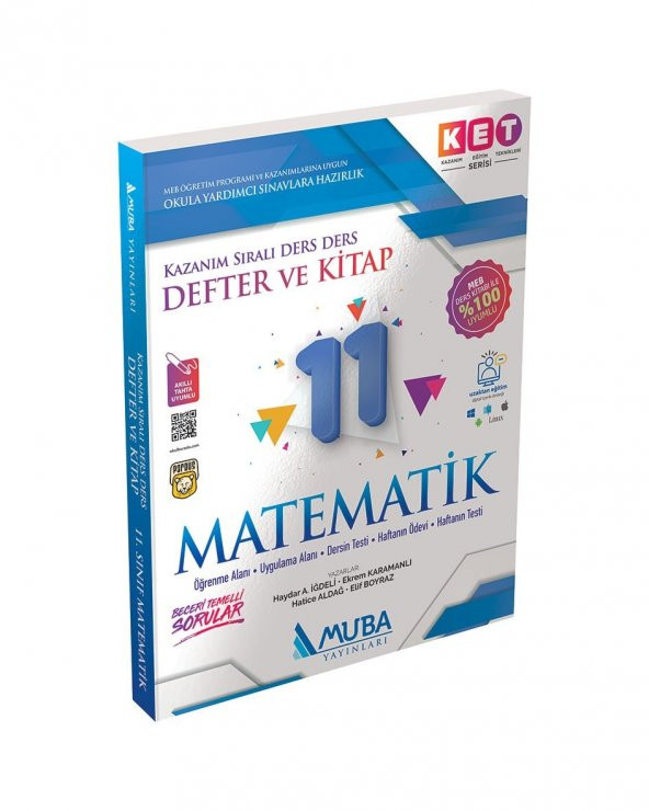 KET Serisi 11.Sınıf Matematik Defter ve Kitap MUBA Yayınları