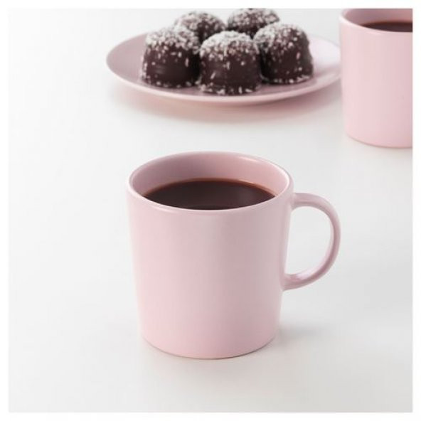 IKEA DINERA 30 CL KUPA BARDAK FİNCAN KAHVE ÇAY - AÇIK PEMBE