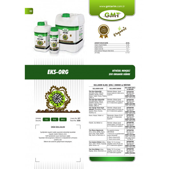 Gmt Exs-Org 5 Lt - 3