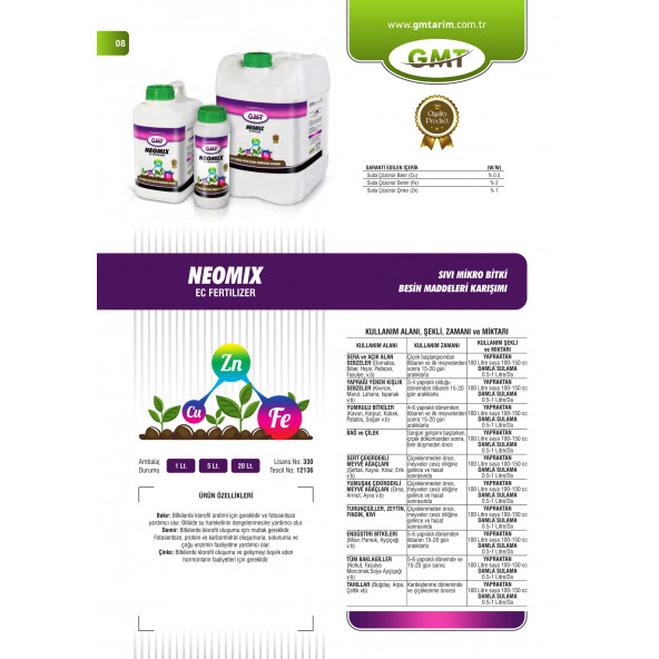 Gmt Neomix 1 Lt - 3