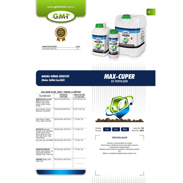 Gmt Max Cuper 1 Lt - 3