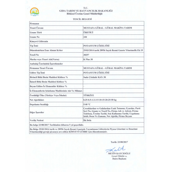 Gmt K Plus 30 20 Lt - 4