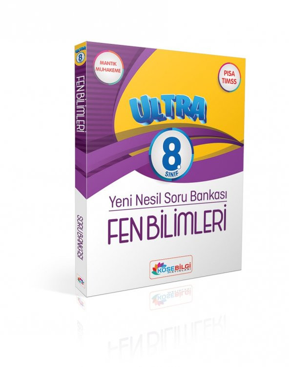 8. Sınıf Ultra Fen Soru Bankası (Çözümsüz) KöşeBilgi Yayınları - 1