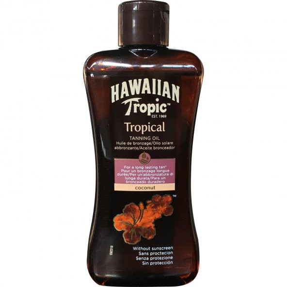 Hawaiian Tropic Yoğun Bronzlaştırıcı Yağ Coconut 200 ml
