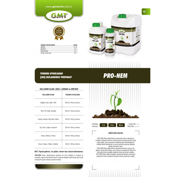 Gmt Pro Nem 5 Lt - 3