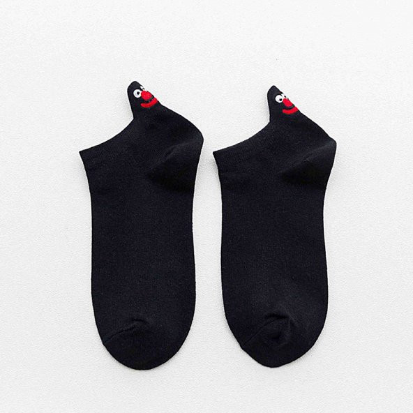 Nuh Home Emoji Çoraplar 8'lı Gökkuşağı Paketi - 5