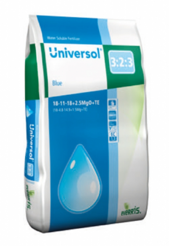 Damlama Sulama Gübresi 1 KG / Universol® Blue 18-11-18+2.5Mg0+TE Kök, Gövde ve Yeşil Aksam Geliştirici Gübre