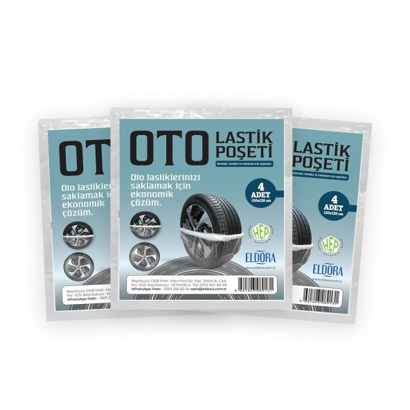YEDEK LASTİK KILIFI 3 PAKET (12 ADET) - 1
