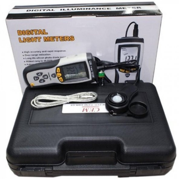 Cem Dt 8809A Profosyonel Luxmetre Işık Ölçer - 2