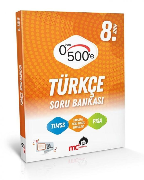 8.Sınıf LGS 0dan 500 e Türkçe Soru Bankası Mc2 Yayınları