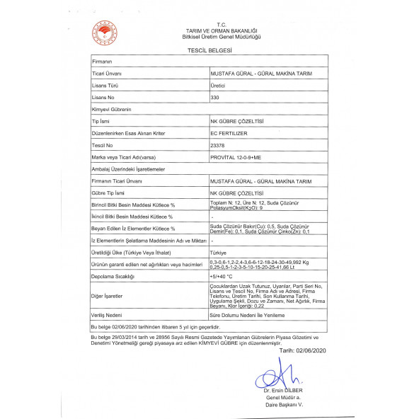 Gmt Provital 12-0-9 + ME 1 Lt - 4
