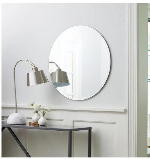 Chic Life Altair Dekoratif Oval - Yuvarlak Ayna 70 cm x 70 cm - 2