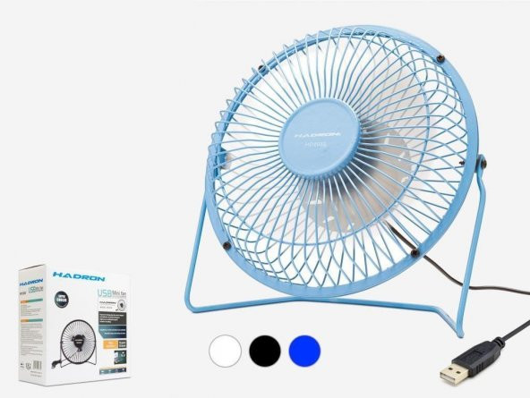 Hadron HD2032/30 USB Metal Fan 18*18 Cm