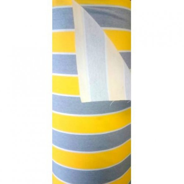 4 M x 70 cm Branda Balkon Brandası Çizgili Kumaş - 4