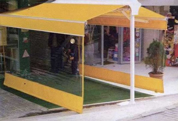 Çakır Branda 280x400 cm 0,60 mm Şeffaf Balkon Bahçe Kapama Çadır - 4