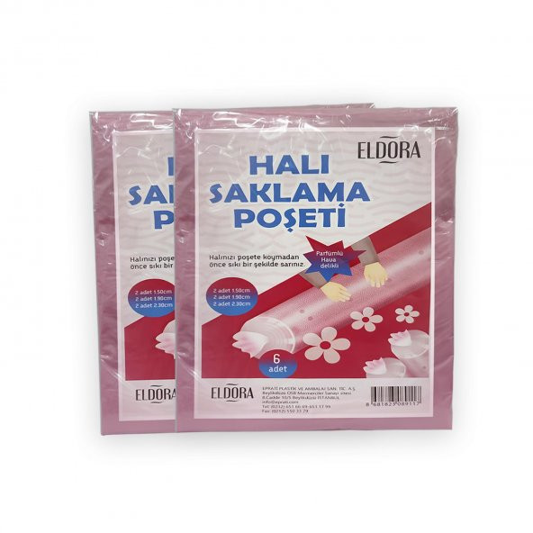 KOKULU HALI KORUMA POŞETİ (2 PAKET) - 5