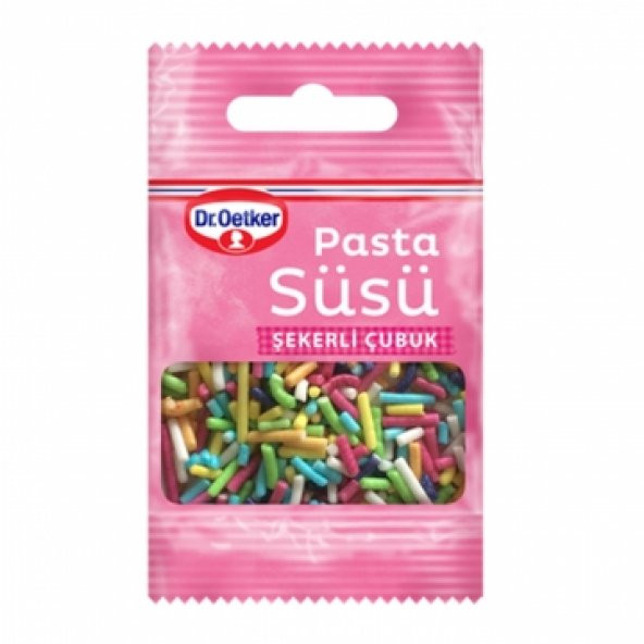 Dr.Oetker Pasta Süsü Şekerli Çubuk 10 gr
