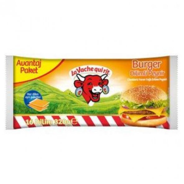 La Vache Qui Rit Dilimli Burger Peyniri Cheddarlı 320 Gr - 1