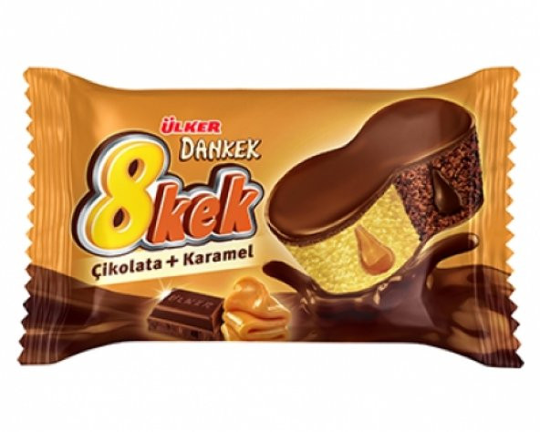 Ülker Dankek 8Kek Çikolata + Karamel 55 gr