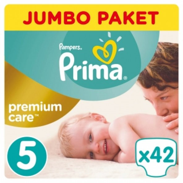 Prima Premium Care No:5 Junior 42 Adet Mega Paket Bebek Bezi
