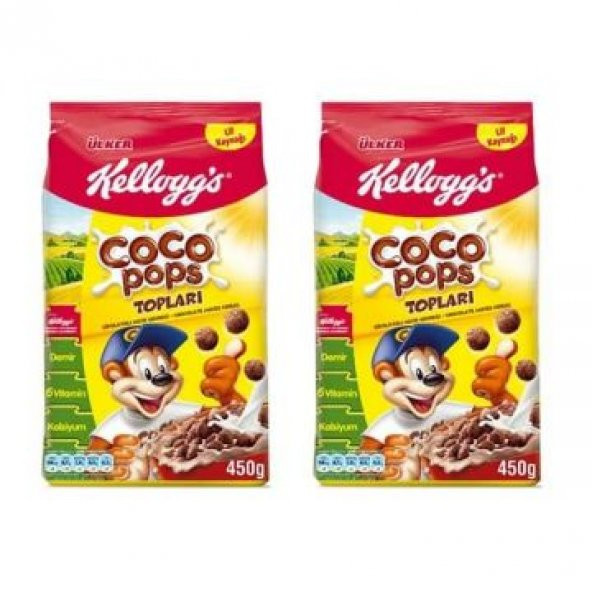 Ülker Kelloggs Coco Pops Topları 900 gr