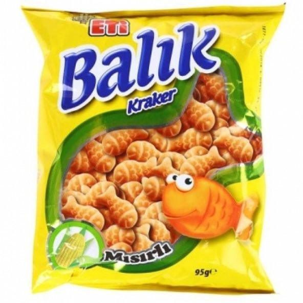 Eti Balık Kraker Mısırlı 70 gr - 1