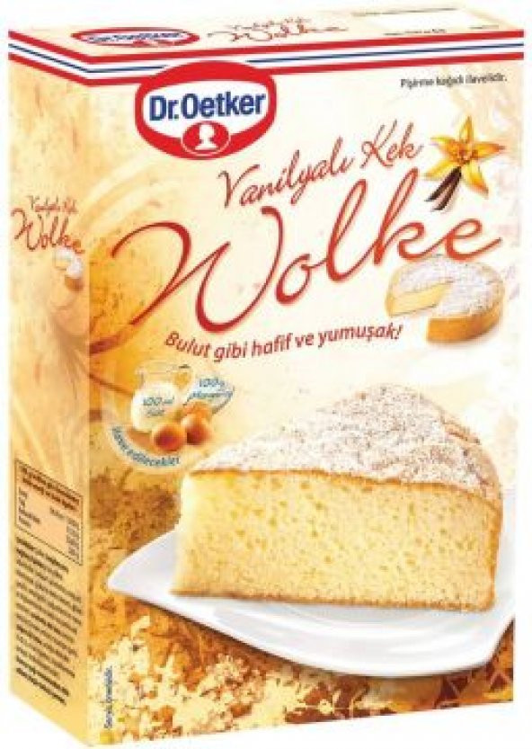 Dr.Oetker Wolke Vanilya Kek Toz Karışımı 430 gr + Pişirme Kağıdı İlavedir - 1