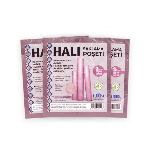 KOKULU HALI KORUMA KILIFI (3 PAKET)