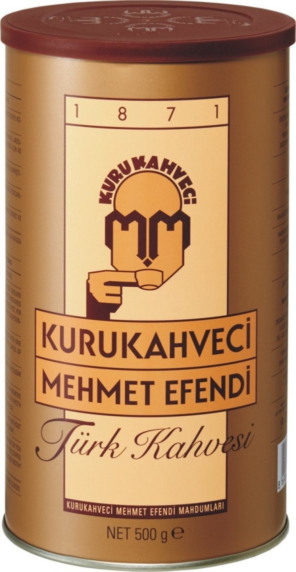 Kurukahveci Mehmet Efendi Türk Kahvesi Teneke 500 G - Resim 2