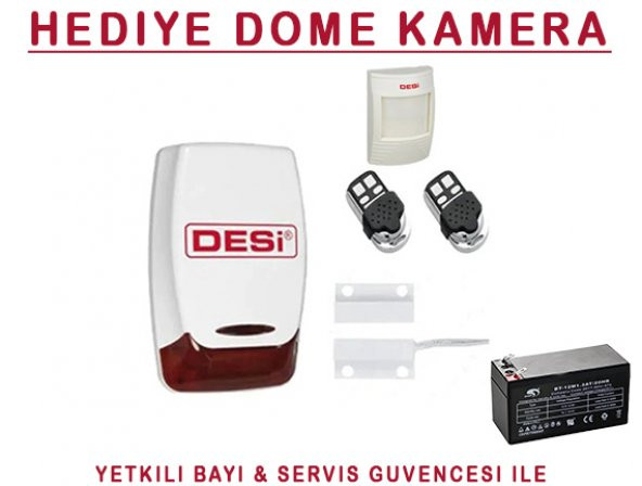 Desi Midline Alarm Hareket Sensörlü