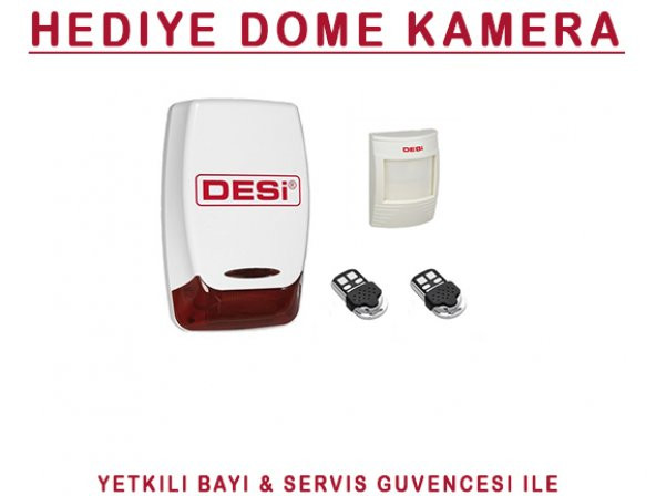 Desi Alarm Hırsız Alarm Sistemi - Hediye Kamera - 1