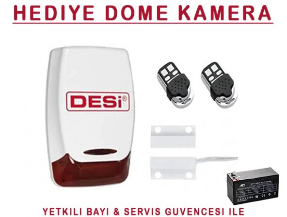 Desi Alarm Hırsız Alarm Sistemi Kamera Hediye