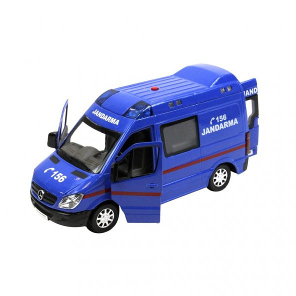 MERCEDES SPRİNTER JANDARMA-SESLİ-IŞIKLI * 1:32 ÖLÇEK * VARDEM * M - 2